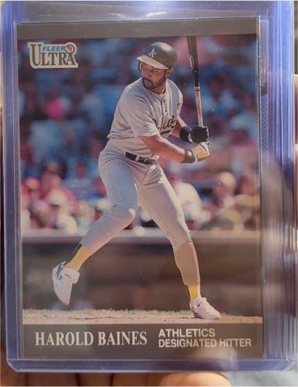 1991 Fleer Ultra Update #U-45 Harold Baines — front