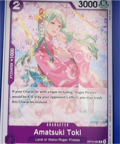 2024 Bandai One Piece Card Game #OP13-060 Amatsuki Toki — front