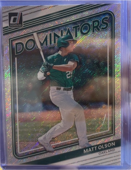 2022 Donruss Dominators #D-6 Matt Olson — front