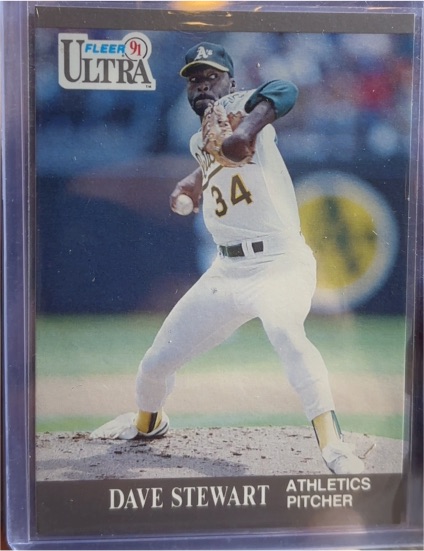 1991 Fleer Ultra #254 Dave Stewart — front