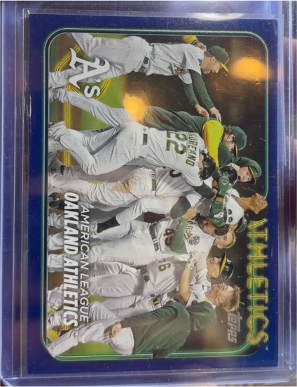 2024 Topps Series 2 #688 Oakland Athletics Team Card — front