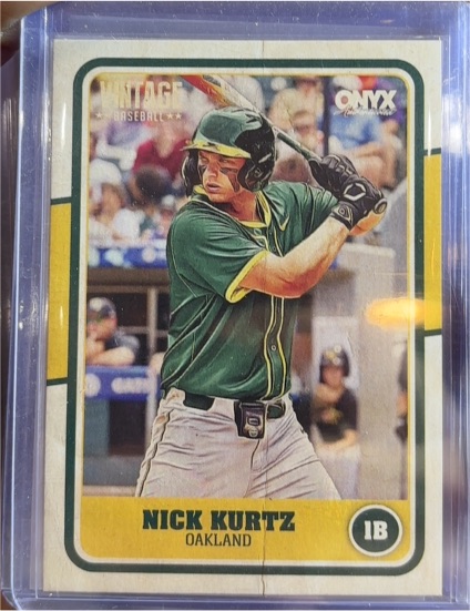 2025 Onyx Vintage #OVNIKU Nick Kurtz — front