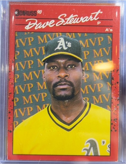 1990 Donruss #BC-3 Dave Stewart — front