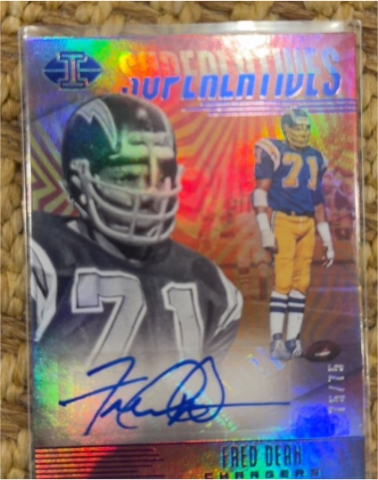 2019 Panini Illusions Superlatives #SP-FD Fred Dean — front