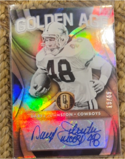 2019 Panini Gold Standard Golden Age Autographs #GAA-DJ Daryl Johnston — front