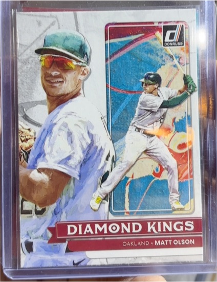 2022 Donruss Diamond Kings #13 Matt Olson — front