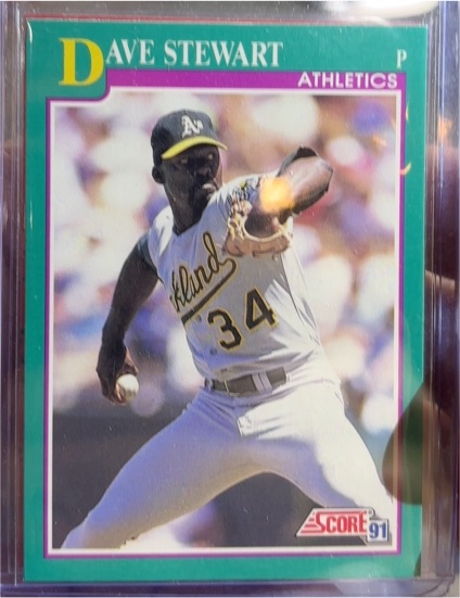 1991 Score #150 Dave Stewart — front
