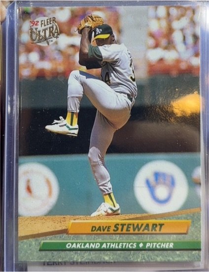 1992 Fleer Ultra #117 Dave Stewart — front