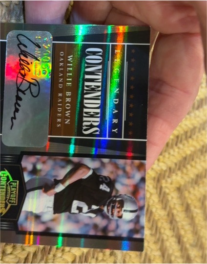 2006 Playoff Contenders #LC-26 Willie Brown — front