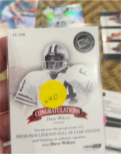 2006 Press Pass Legends Hall of Fame Edition #FF-DW Dave Wilcox — front