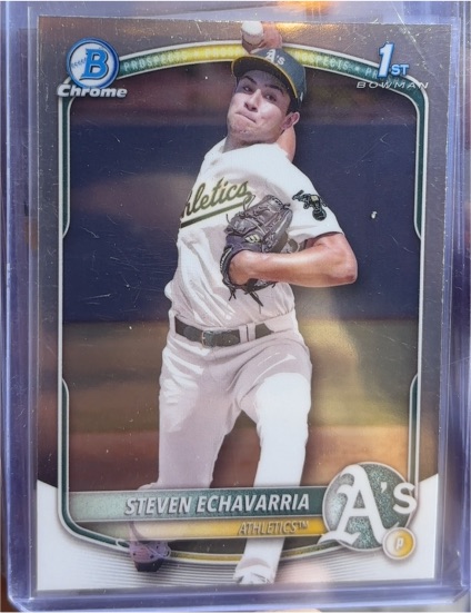 2025 Bowman Chrome Prospects #BCP-73 Steven Echavarria — front