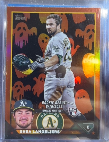 2023 Topps Update Shea Langeliers Jack O'Lantern Foil #US238 — front
