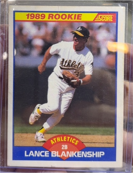 1989 Score #641 Lance Blankenship — front