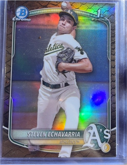 2025 Bowman Chrome #BCP-73 Steven Echavarria — front