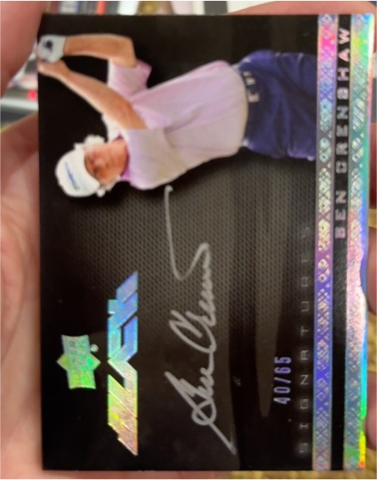 1999 Upper Deck #40/65 Ben Crenshaw — front