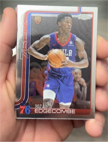 2025-26 Topps Chrome #253 VJ Edgecombe — front