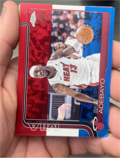 2025-26 Topps Chrome #138 Bam Adebayo — front