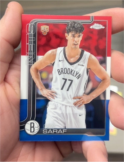 2025-26 Topps Chrome #276 Ben Saraf — front