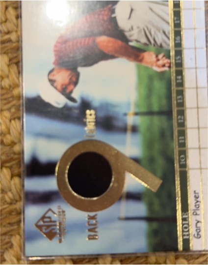 2024 Upper Deck SP Game Used Back 9 Fabrics # Gary Player — front
