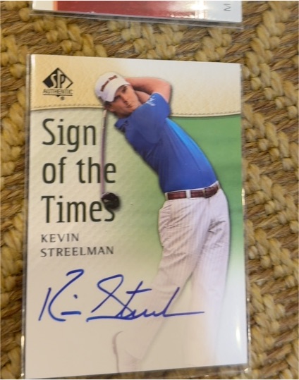 2014 SP Authentic Sign of the Times #SOTT-KS Kevin Streelman — front