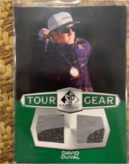 2024 Upper Deck SP Game Used Tour Gear #TG-DD David Duval — front