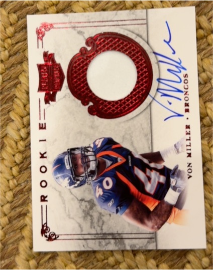 2011 Panini Plates & Patches RPS Von Miller — front