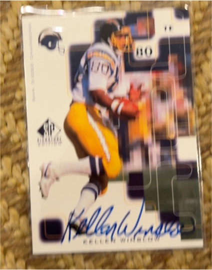 1999 Upper Deck SP Signature Edition #KW Kellen Winslow — front