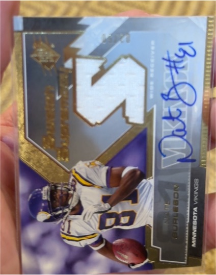 2005 SPx Swatch Supremacy #SWNB Nate Burleson — front