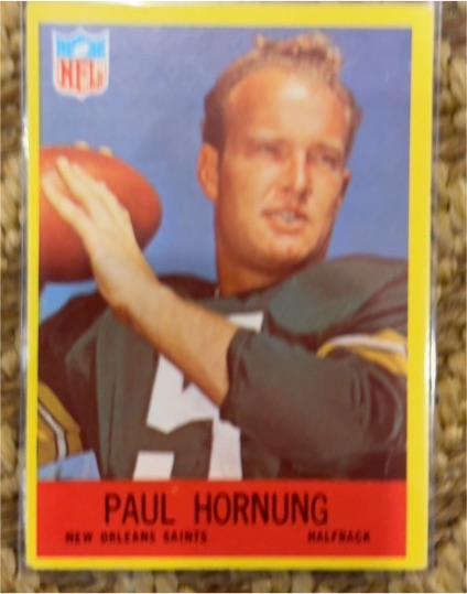 1967 Philadelphia #123 Paul Hornung — front