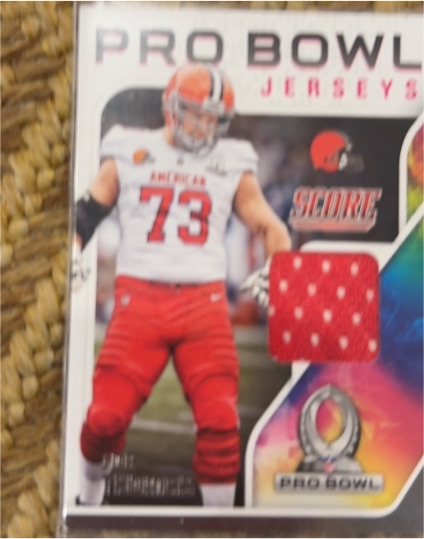 2018 Panini Score Pro Bowl Jerseys #1 Joe Thomas — front