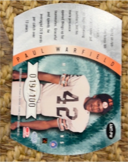 1997 Pacific #090 Paul Warfield — front