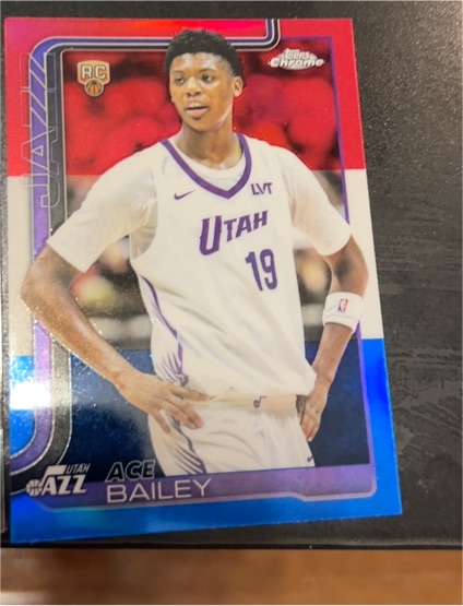2025-26 Topps Chrome #255 Ace Bailey — front