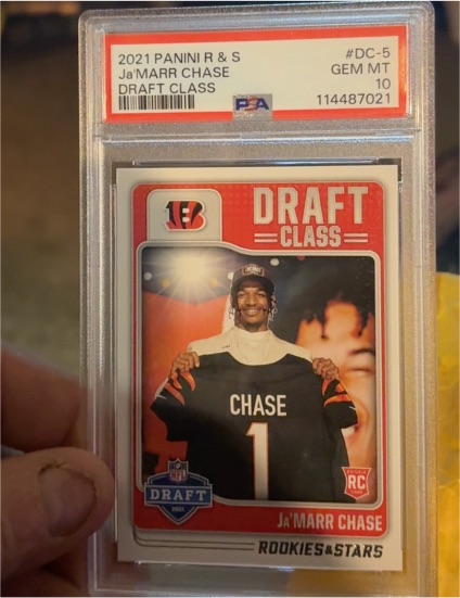 2021 Panini Rookies & Stars #DC-5 Ja'Marr Chase Draft Class — front
