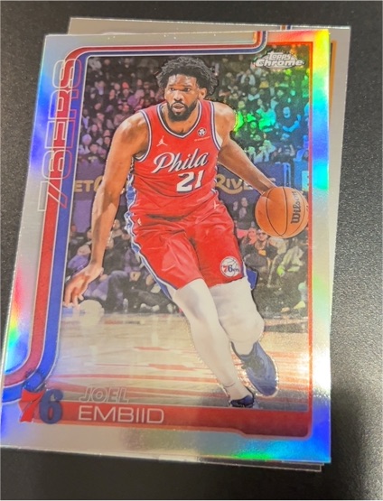2025-26 Topps Chrome #149 Joel Embiid — front