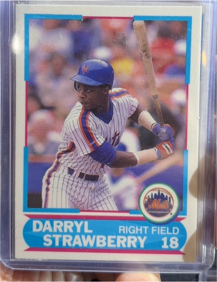 1988 Score Young Superstars #20 Darryl Strawberry — front