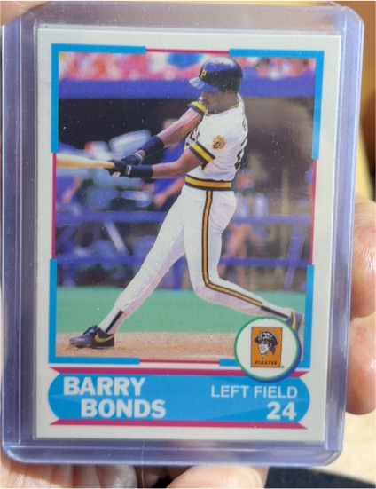 1988 Score Young Superstars #12 Barry Bonds — front