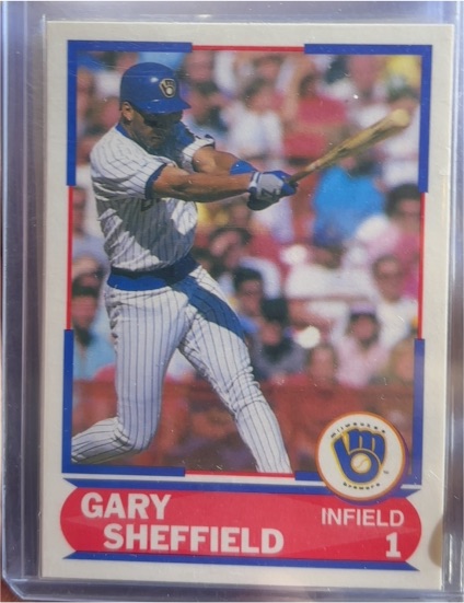 1989 Score Young Superstars #25 Gary Sheffield — front