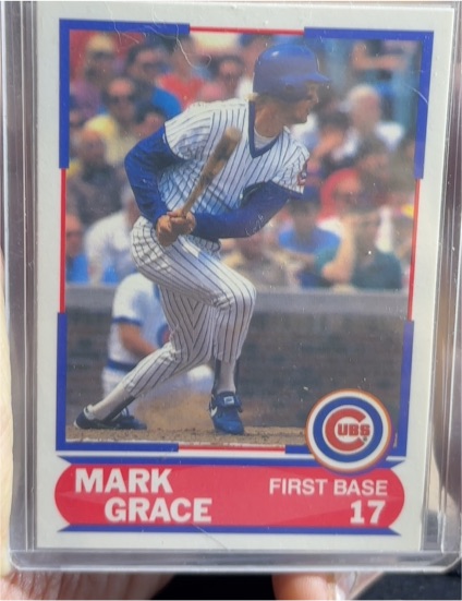 1989 Score Young Superstars #3 Mark Grace — front