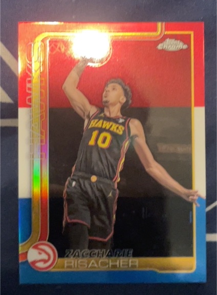 2025-26 Topps Chrome #2 Zaccharie Risacher — front