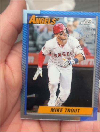 2025 Topps Series 1 - 1990 Topps Baseball Mike Trout #T90-1 — front