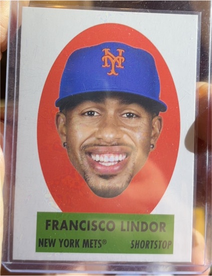 2021 Topps Archives '63 Peel Offs #69PO-11 Francisco Lindor — front