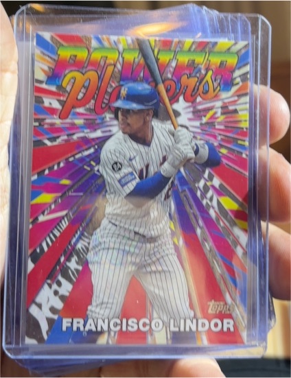 2025 Topps Series 1 Power Players #PP-11 Francisco Lindor — front