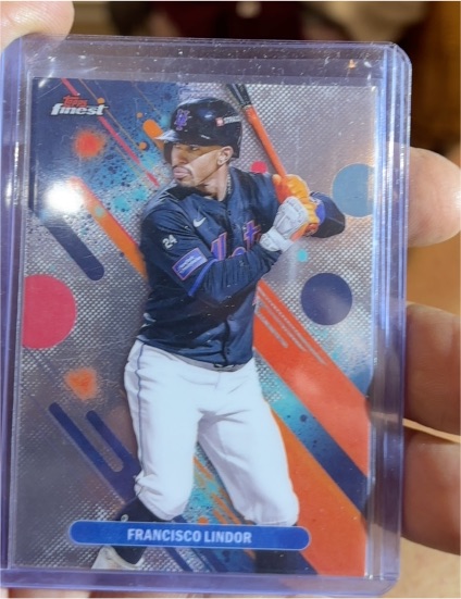 2025 Topps Finest #45 Francisco Lindor — front