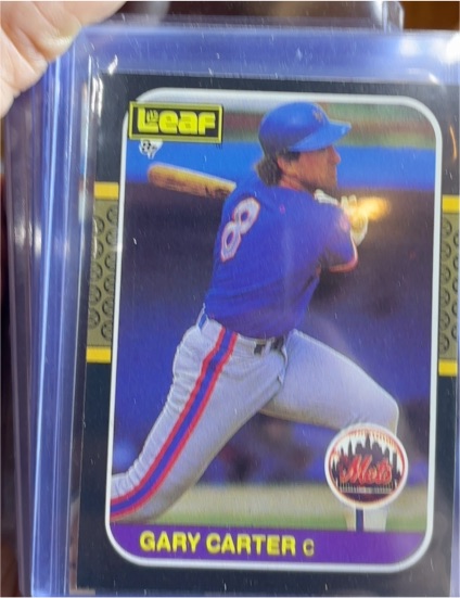 1987 Leaf #109 Gary Carter — front
