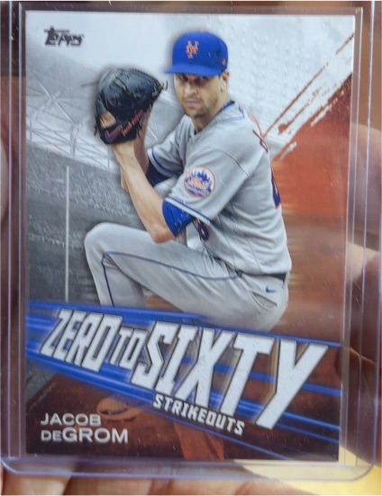 2021 Topps #ZTS-17 Jacob deGrom Zero to Sixty — front