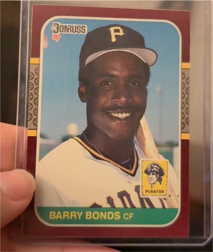 1987 Donruss Opening Day #163 Barry Bonds — front