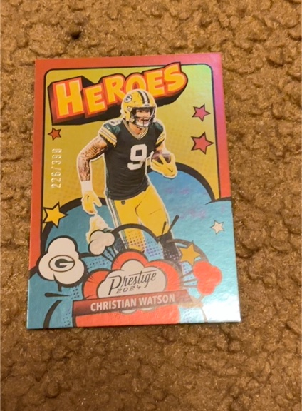 2024 Panini Prestige - Heroes #4 Christian Watson — front