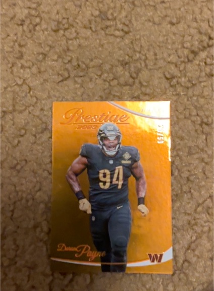 2023 Panini Prestige #294 Daron Payne — front