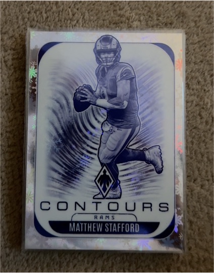2025 Panini Phoenix Contours #19 Matthew Stafford — front