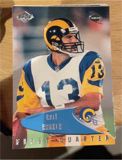 1999 Collector's Edge Odyssey #123 Kurt Warner — front